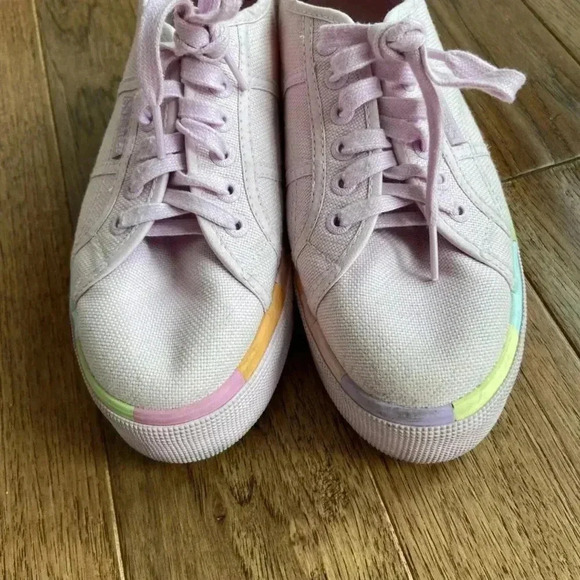 Superga  Sneaker Fantasia Platform Pink Rainbow - Picture 2 of 10